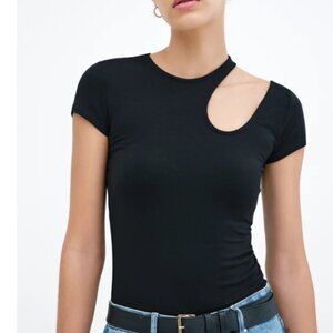 Marcella Rocio Cutout Top black size XL